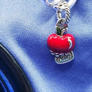 Brighton Charm Ohio Johnny Appleseed Red Apple Charm!